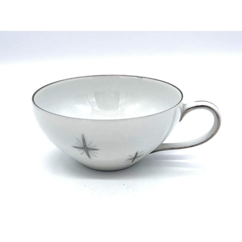 MCM Fukagawa Arita #713 Fine China Tea Cup Atomic Starburst Japan